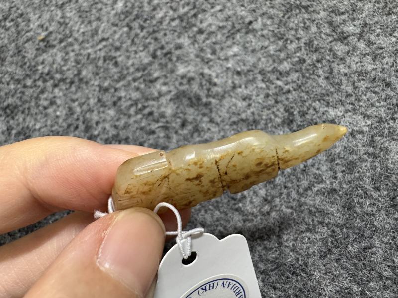 白玉虎形刻刀 - 图5