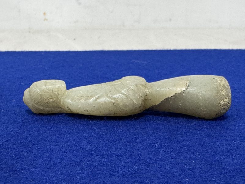 白玉侍女立像 - 图5