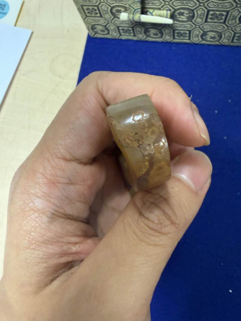 瑪瑙龍首帶鉤一組七件 - 图18