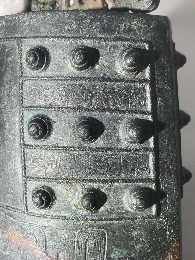 青銅「子璋」蟠螭紋鎛鐘 - 图20