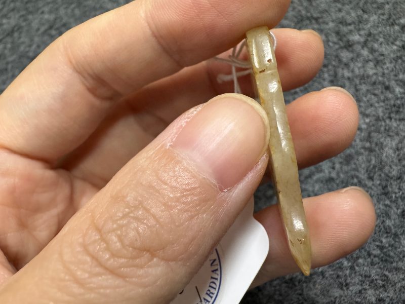 白玉虎形刻刀 - 图9