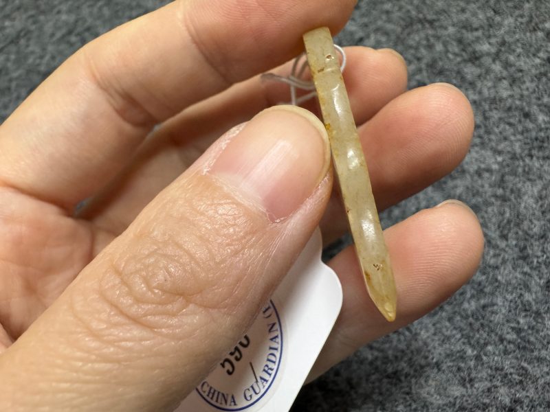 白玉虎形刻刀 - 图10