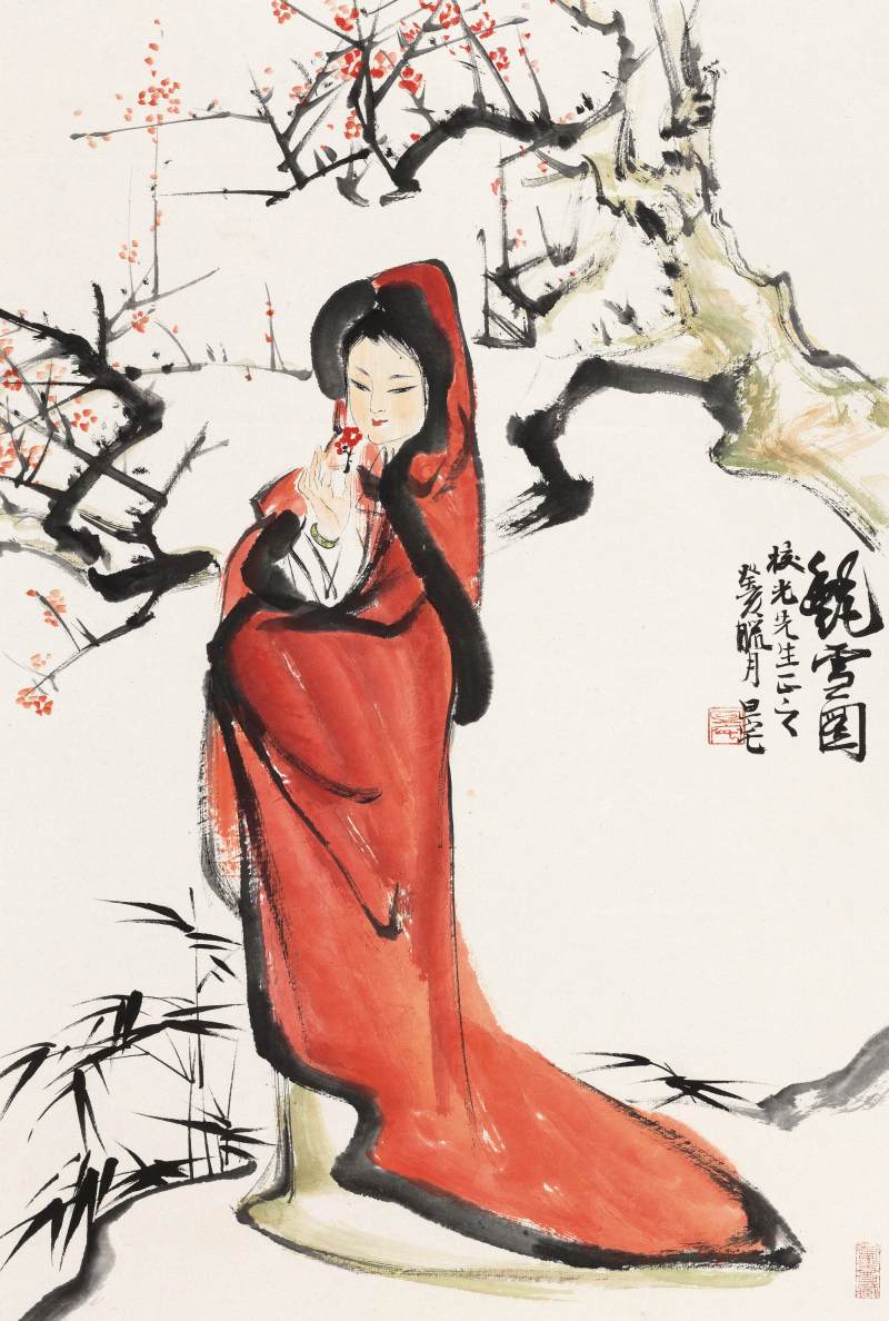 癸亥（1983年）作 劉旦宅 艷雪圖