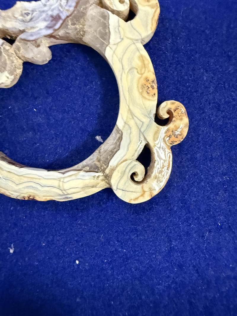 瑪瑙龍紋環 - 图6