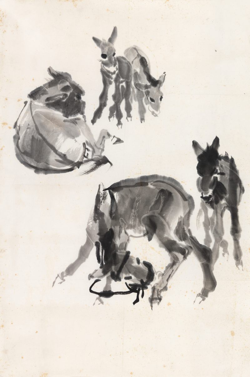 無 款 五驢圖
