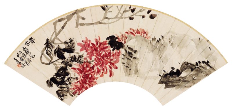甲寅（1914年）作 吳昌碩 壽客