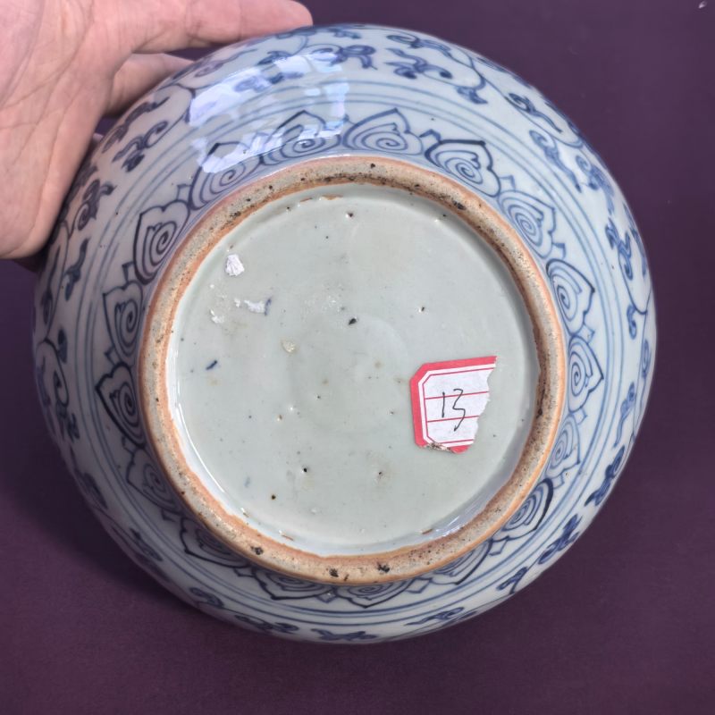 明晚期 青花缠枝纹罐 - 图9