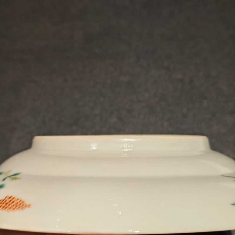 清晚期 粉彩松鹤延年盘 - 图8