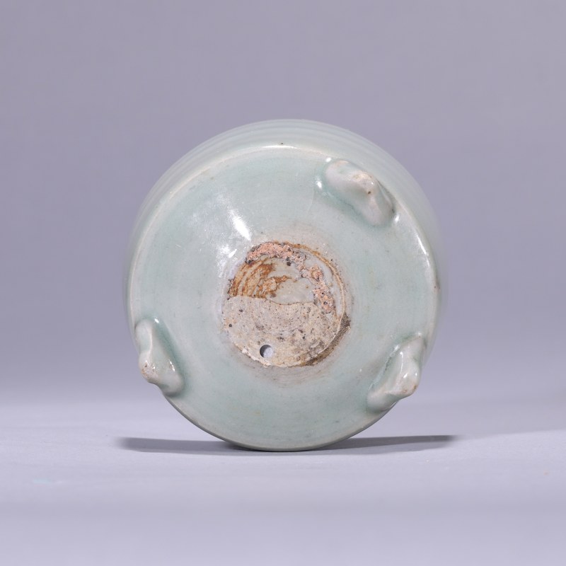 明代 龙泉窑粉青釉小炉 - 图3