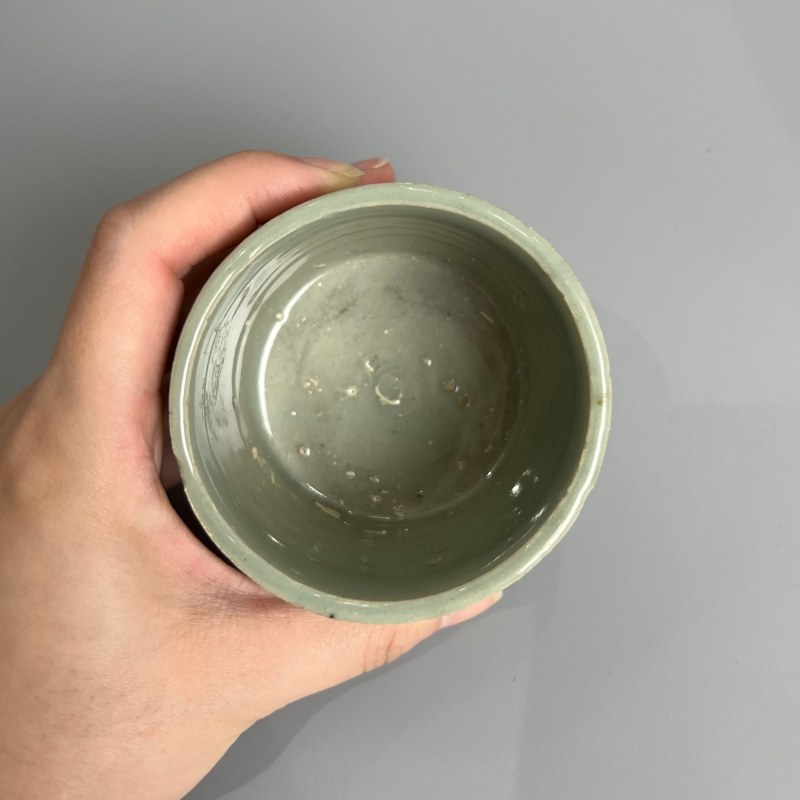 明代 龙泉窑粉青釉小炉 - 图7