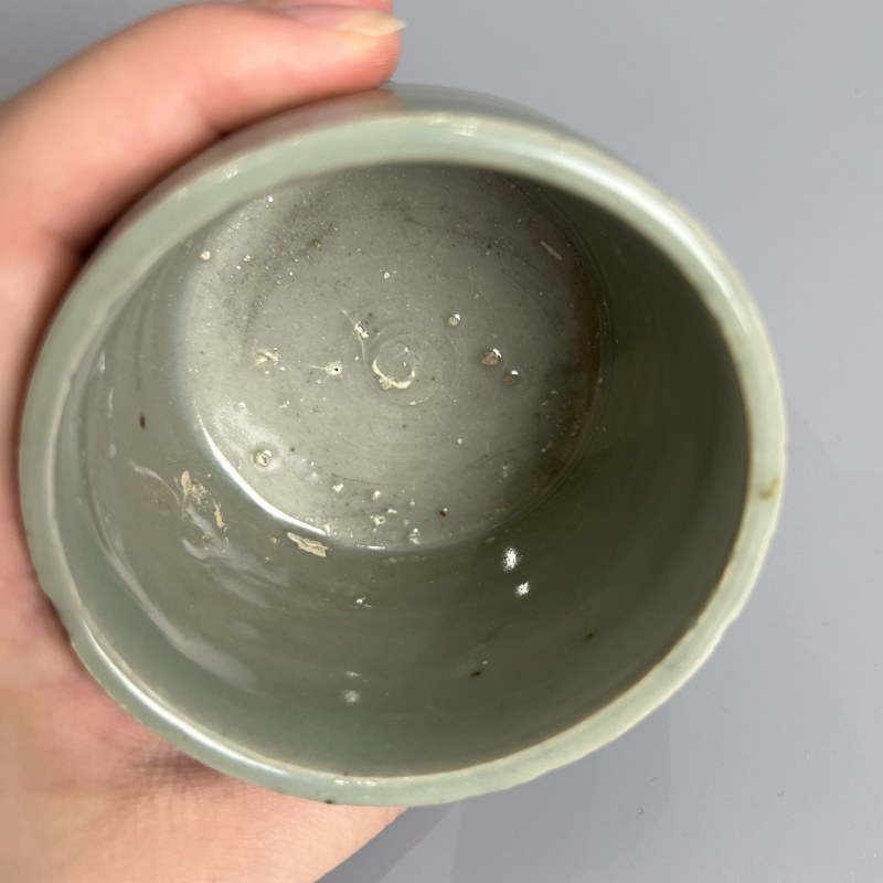 明代 龙泉窑粉青釉小炉 - 图8