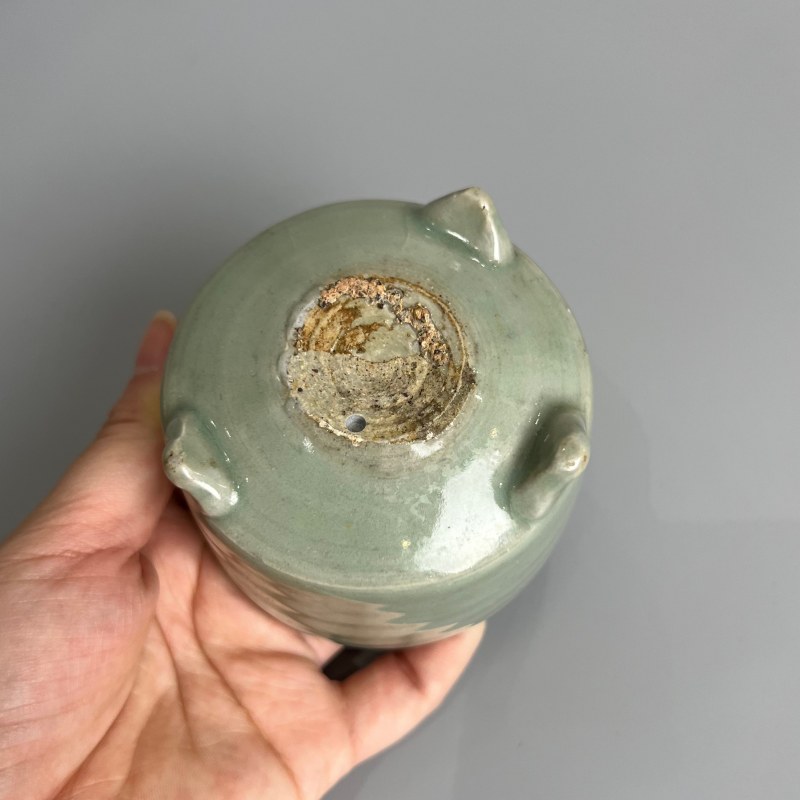 明代 龙泉窑粉青釉小炉 - 图10
