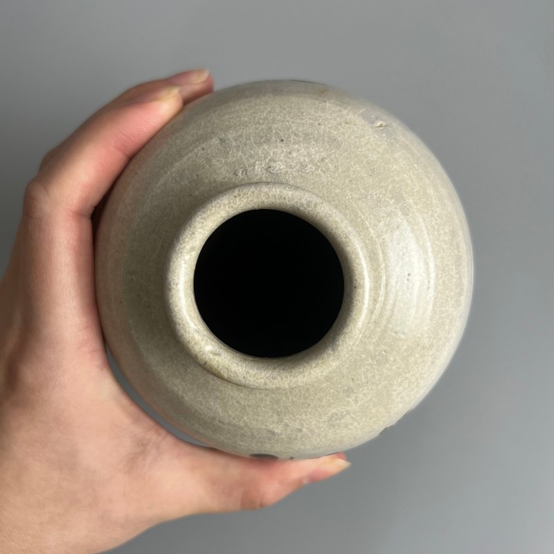 明代 吉州窑花卉纹梅瓶一对 - 图14