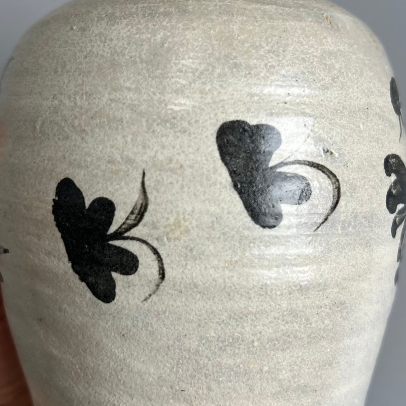 明代 吉州窑花卉纹梅瓶一对 - 图15