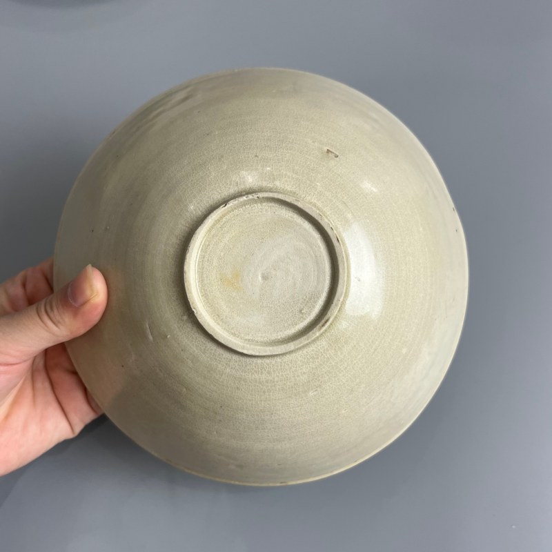 明代 白釉印花花口碗一组四个 - 图16
