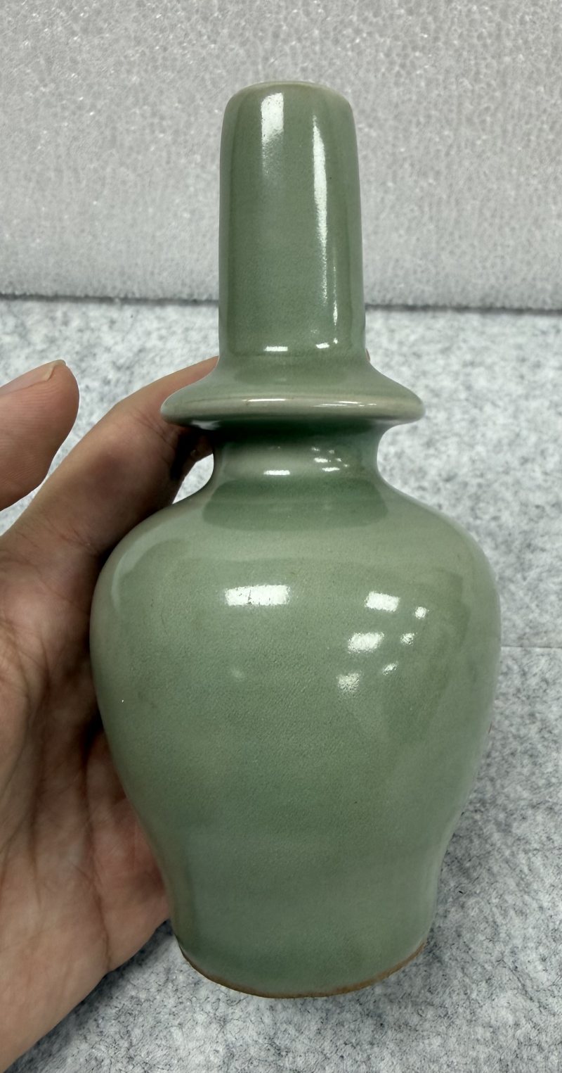 南宋龍泉青釉吉字瓶 - 图6