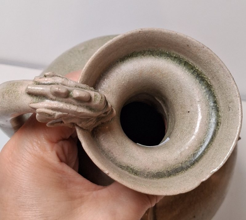 南朝青瓷雞首壺 - 图8