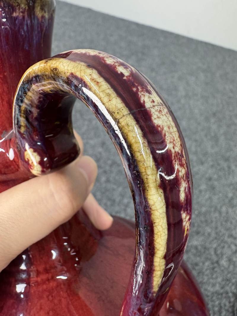清雍正 窯變釉花澆 - 图15