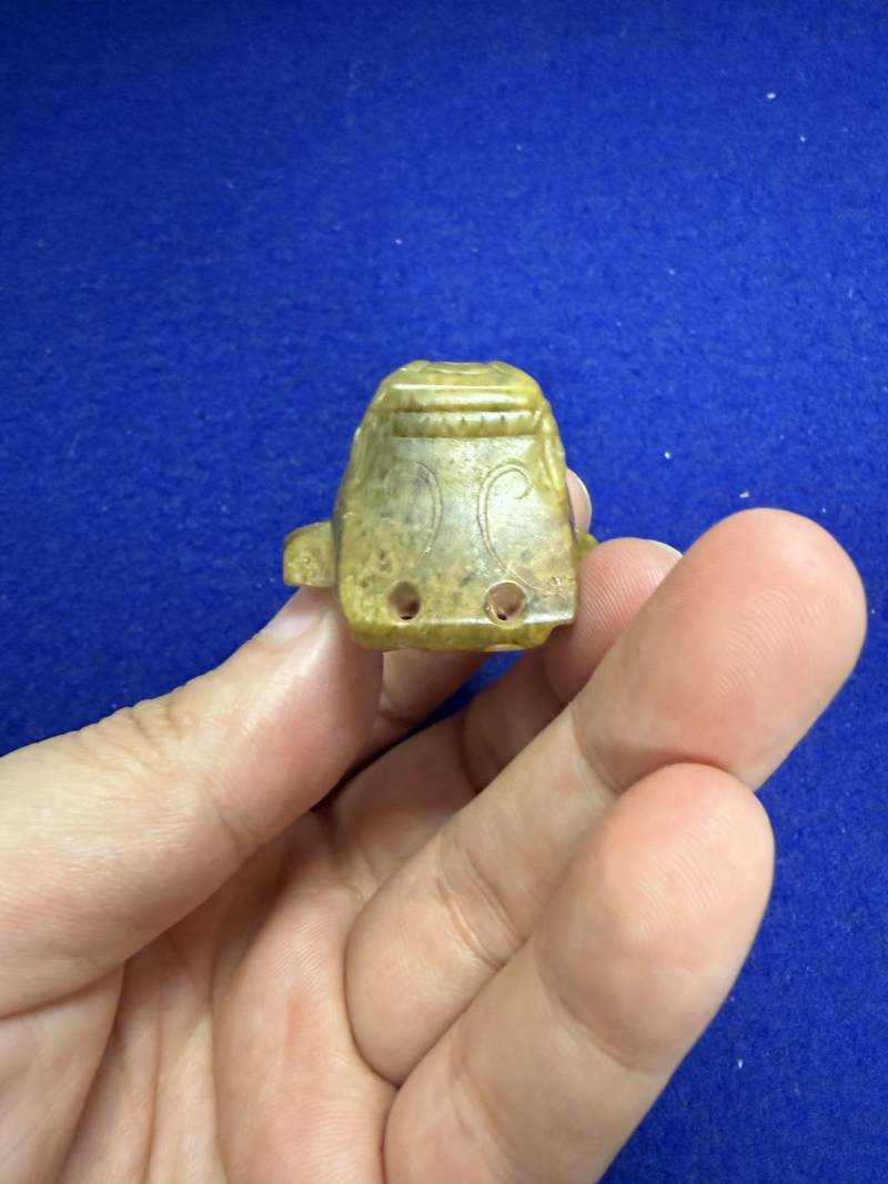玉牛面紋嵌飾 - 图8