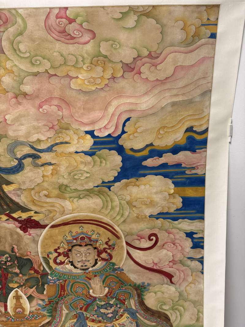 清 多聞天王畫像 - 图5