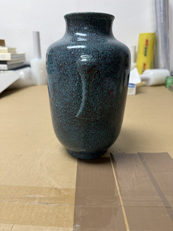 清乾隆爐鈞釉燈籠瓶 - 图3