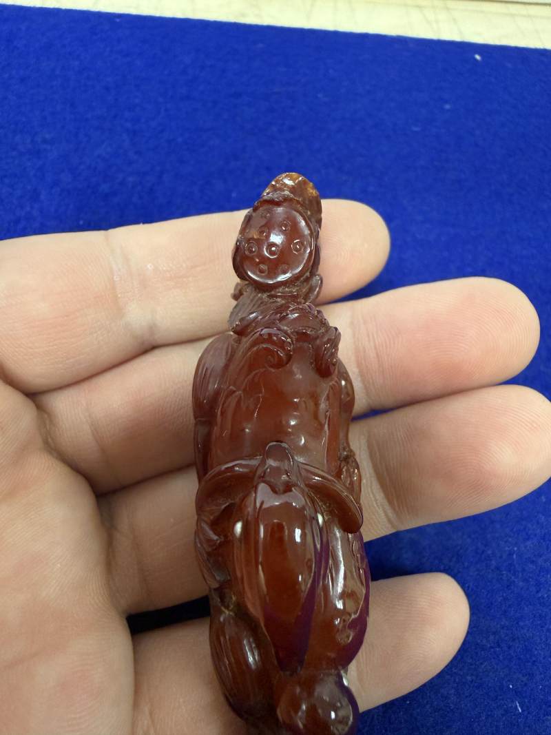 十七世紀 蜜蠟「素明」鴛鴦筆架 - 图16