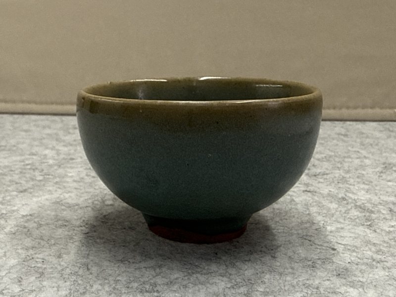 宋 鈞窯天藍釉小盞 - 图2