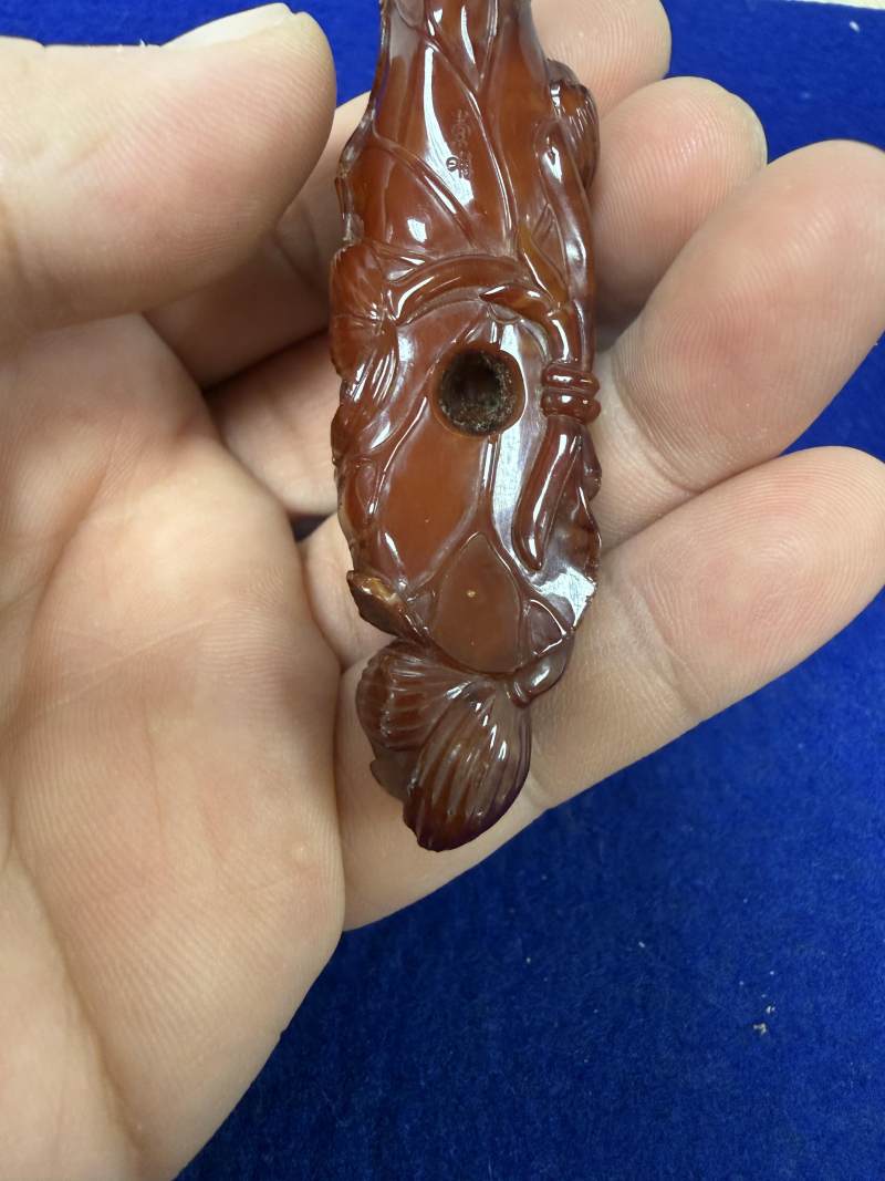 十七世紀 蜜蠟「素明」鴛鴦筆架 - 图18