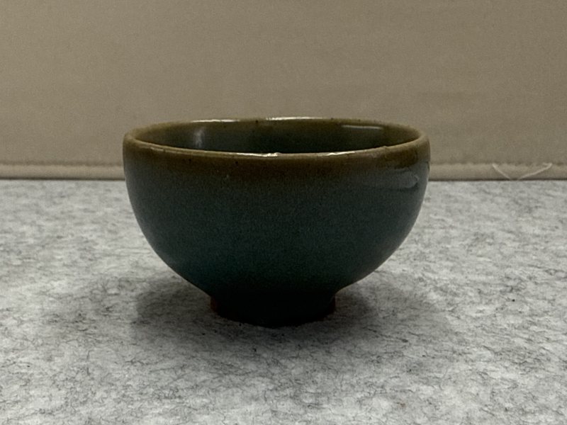 宋 鈞窯天藍釉小盞 - 图3