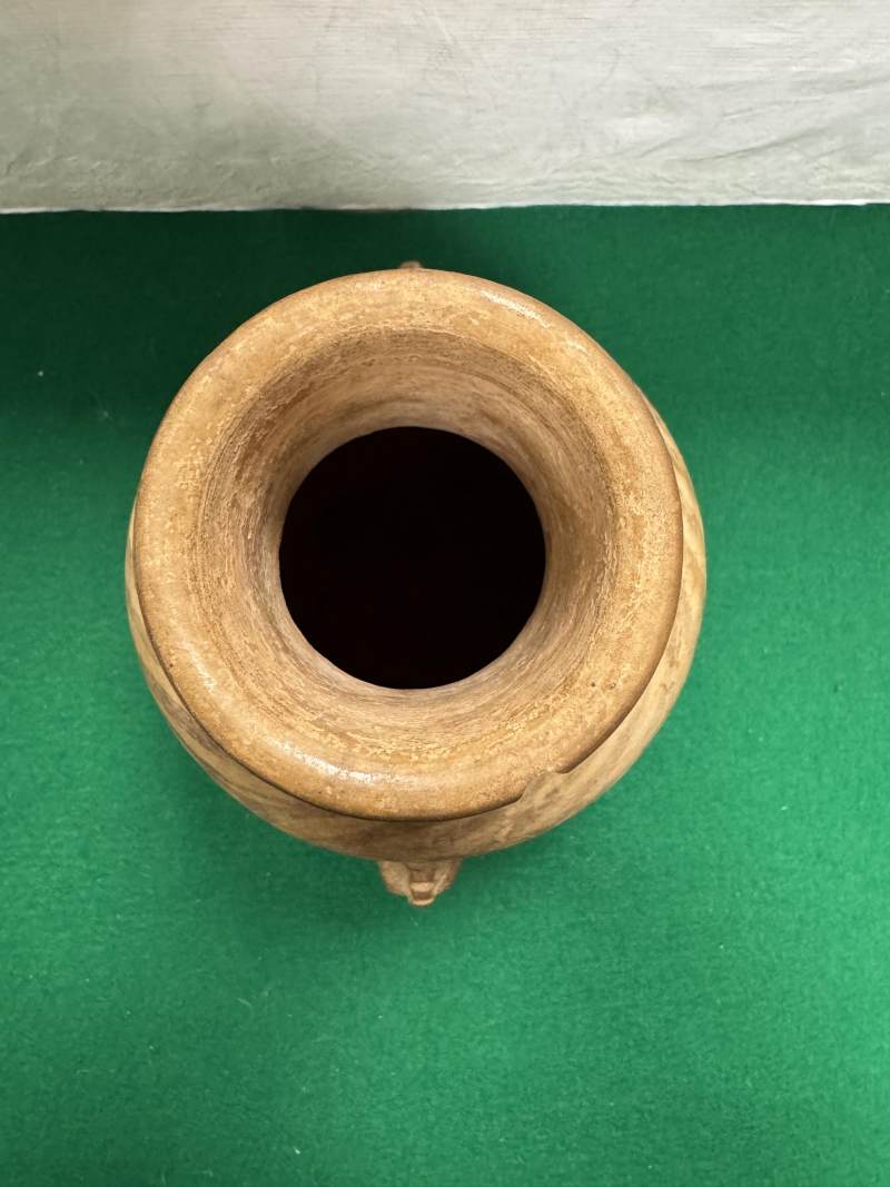 彩陶渦紋長頸雙繫罐 - 图6