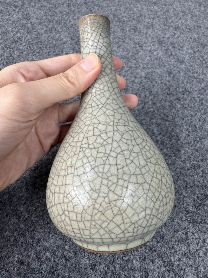 哥窯膽瓶 - 图4