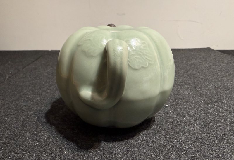 南宋龍泉窯瓜形壺 - 图8