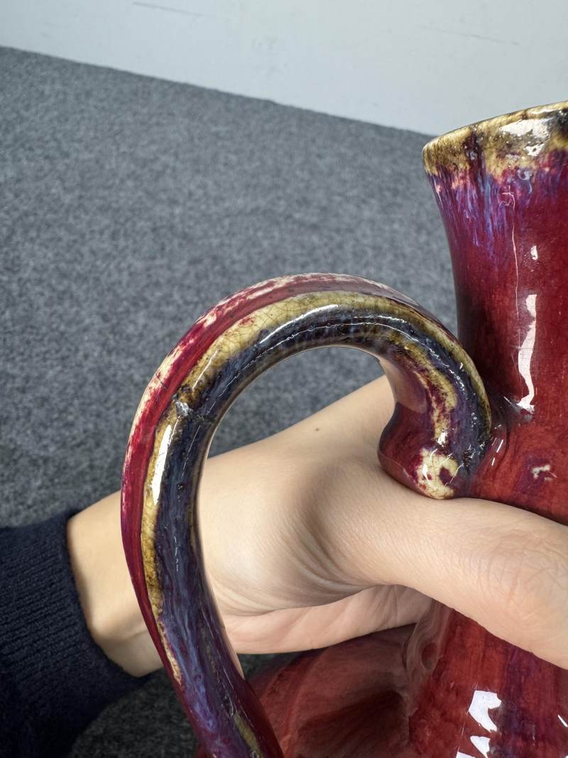 清雍正 窯變釉花澆 - 图17
