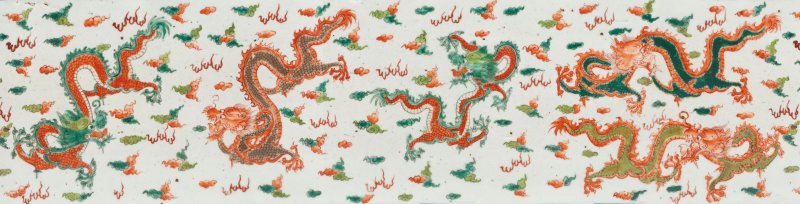 晚清 五彩龍紋筆筒 | A POLYCHROME ENEMELLED 'DRAGON' BRUSHPOT, BITONG - 图6