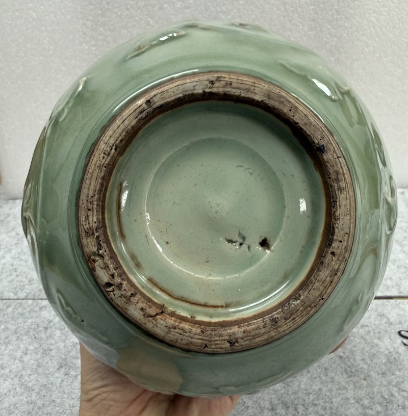 元 龍泉貼花纏枝牡丹紋葫蘆瓶 - 图10