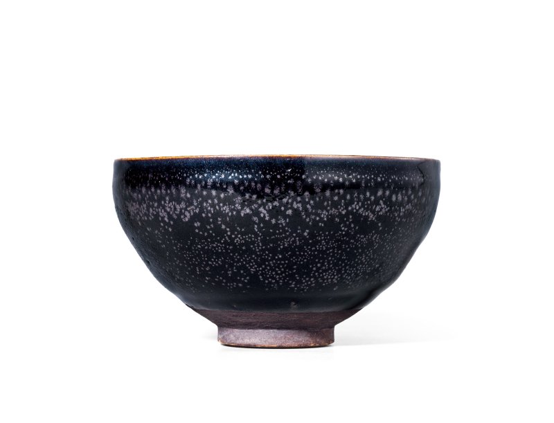 宋 黑釉油滴盏