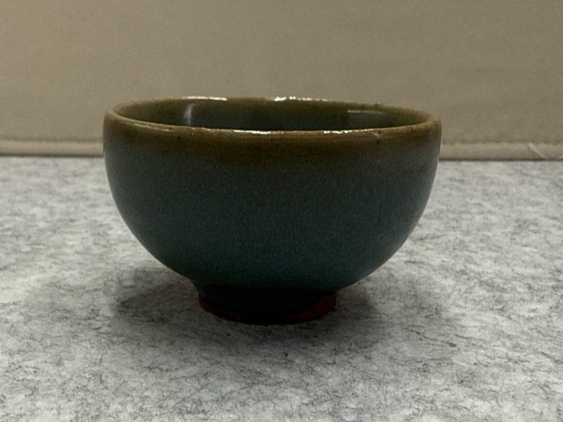宋 鈞窯天藍釉小盞 - 图5