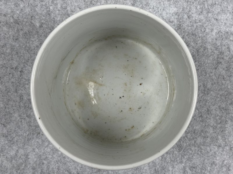 清雍正 粉彩花卉紋筆筒 - 图9