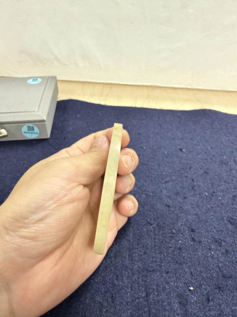 白玉鏤雕穀紋卷雲紋雙聯環 - 图8
