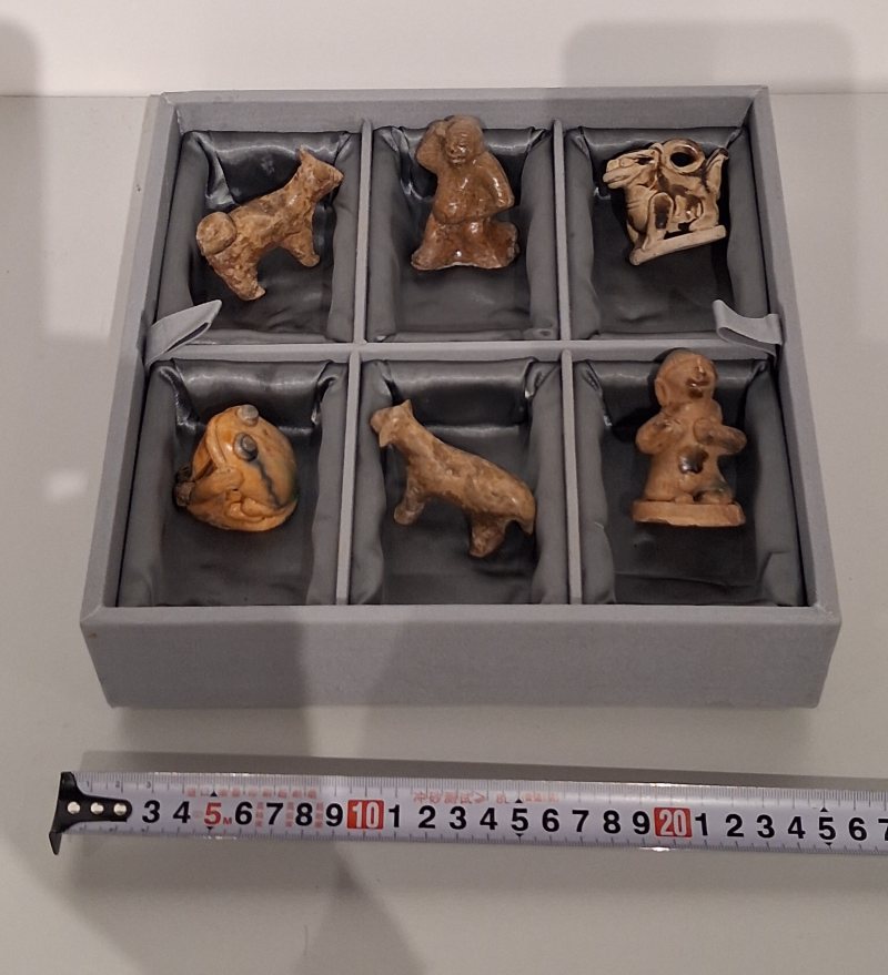 唐-宋 動物及人物瓷塑小擺件一組 - 图3