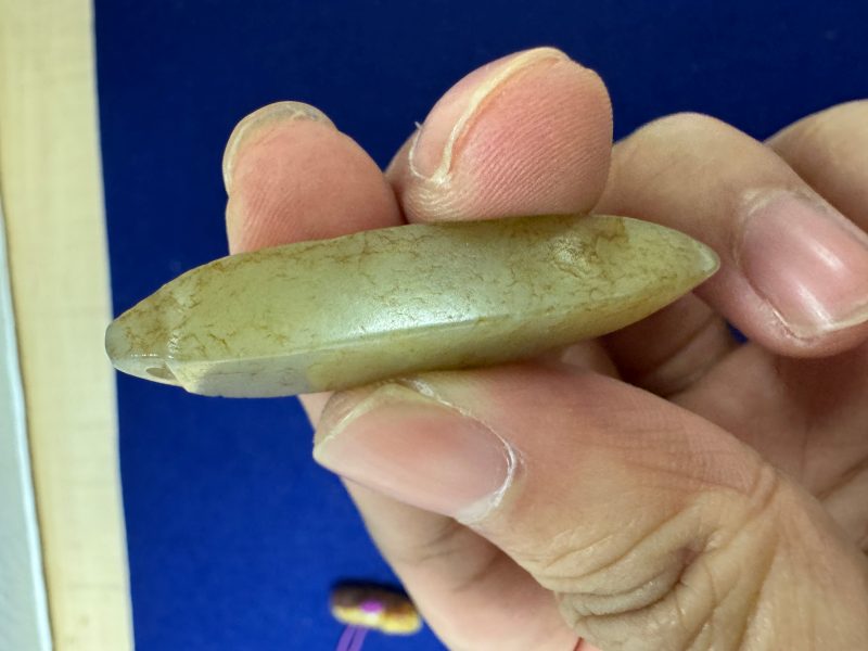 玉錐形佩和玉獸墜各一件 - 图7