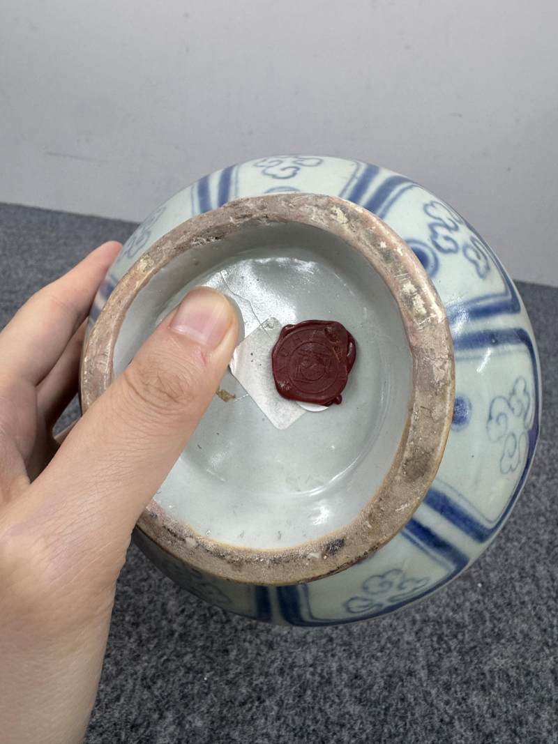 元 青花海水飛馬蕉葉紋玉壺春瓶 - 图21