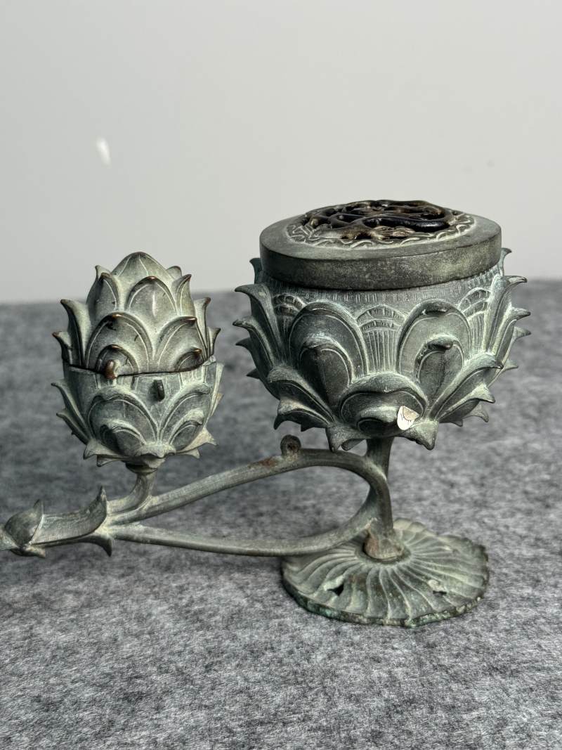 銅蓮花行爐 - 图6