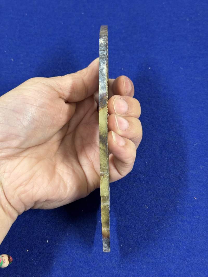 黃玉受沁出脊璜一對 - 图22
