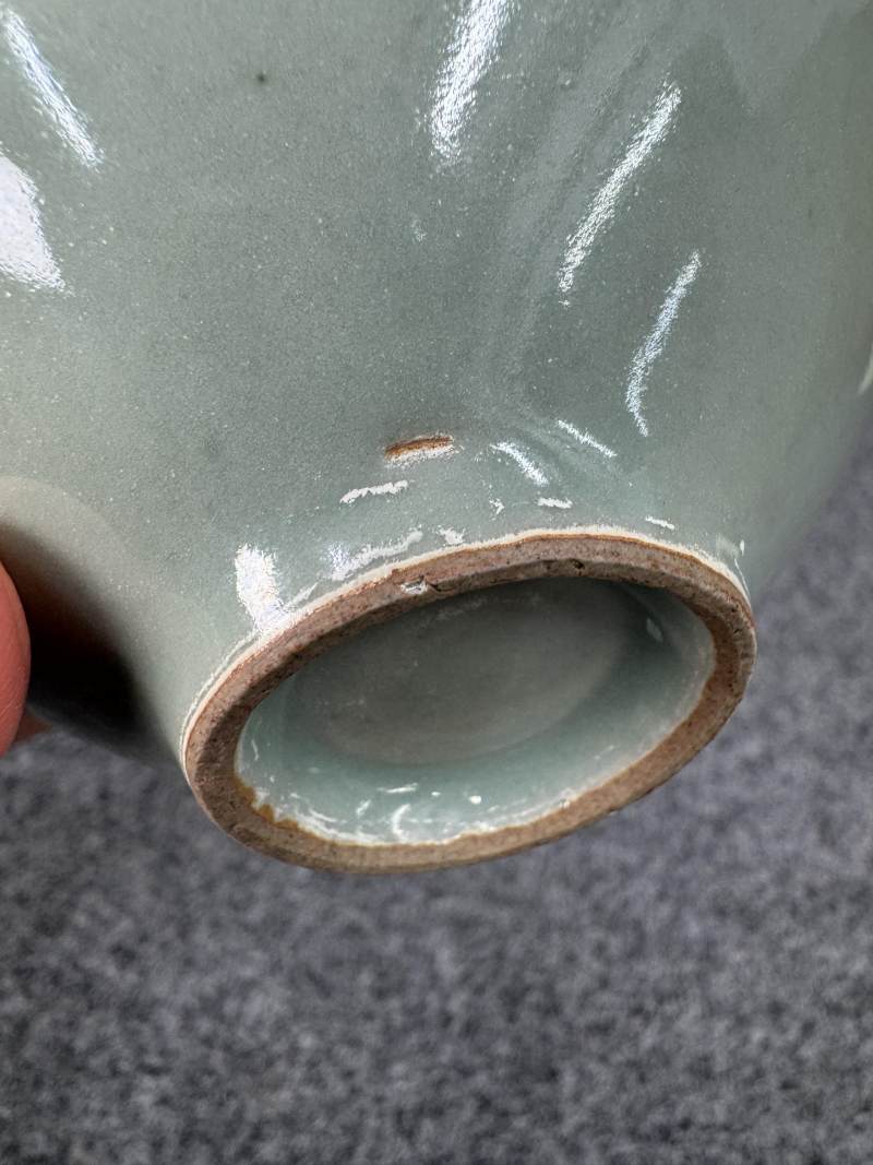 龍泉窯青釉斗笠盞 - 图8