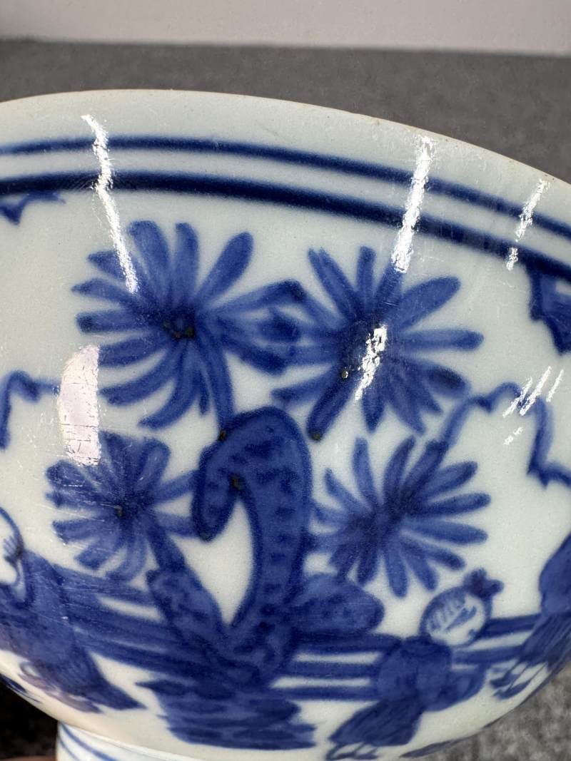 明嘉靖 青花嬰戲圖碗 - 图11