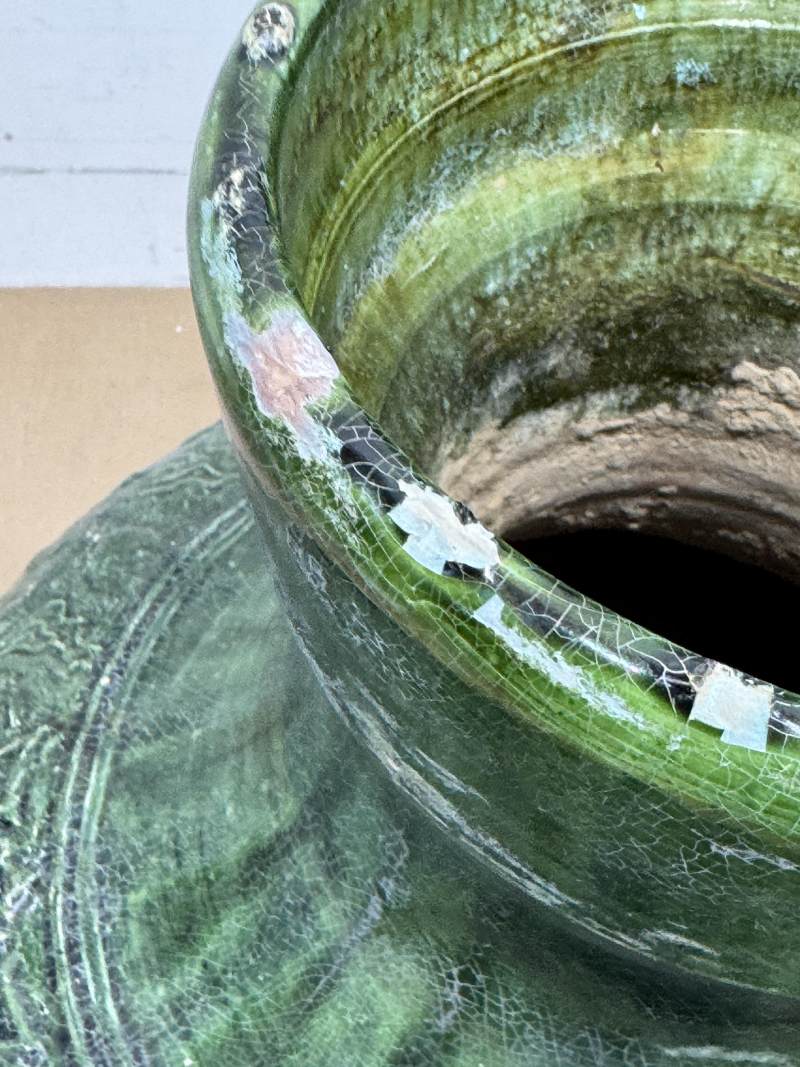 綠釉模印狩獵圖壺 - 图8