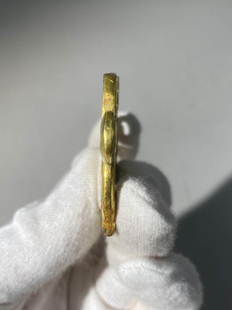 銅包金龍形佩 - 图12