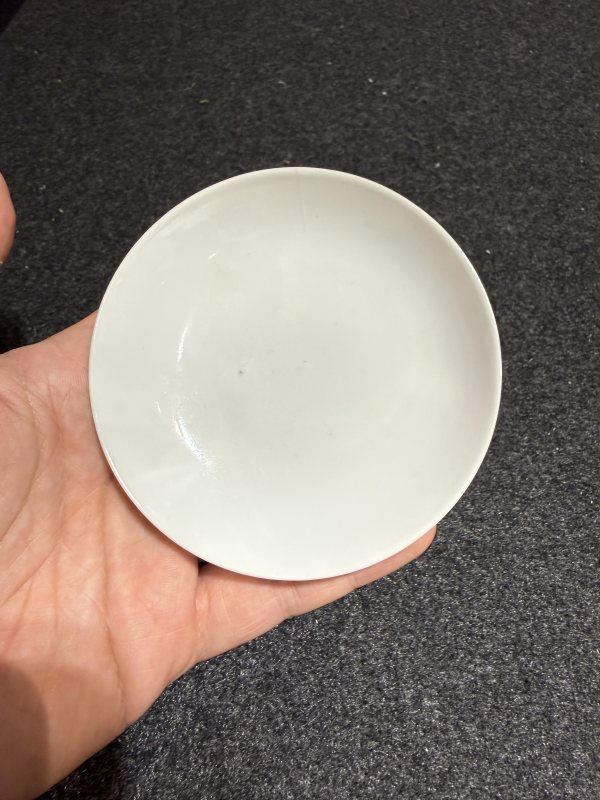 清道光 “月舫雅製”款粉彩蝴蝶紋蓋碗 - 图10
