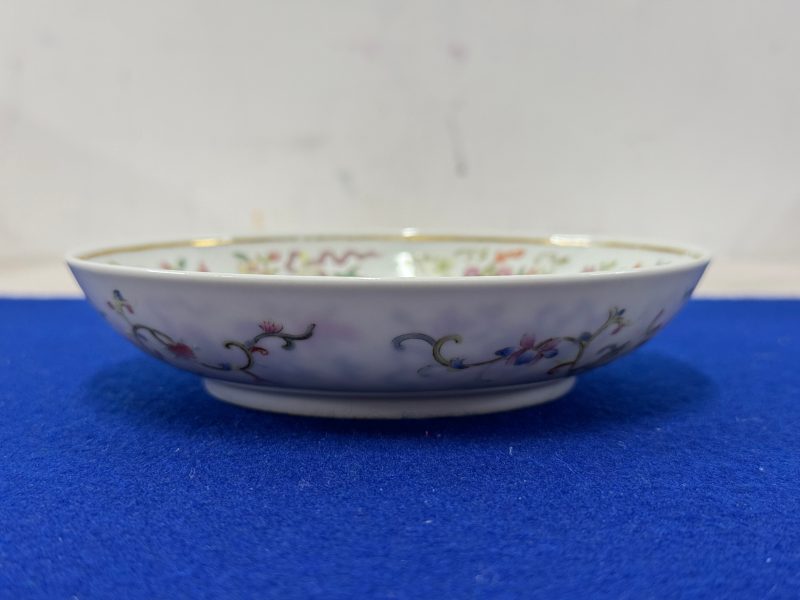 清同治 粉彩八寶紋盤一對 - 图5